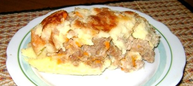 Картофельная запеканка с фаршем в мультиварке Редмонд