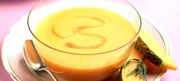 Суп из дыни с сиропом