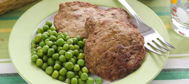 Печеночные оладьи с хлебом