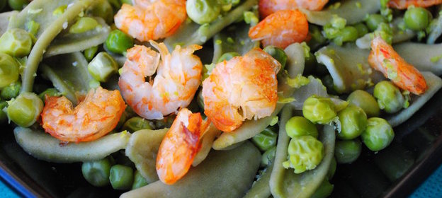 Паста и горошек