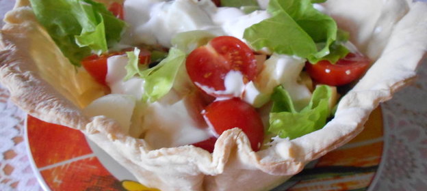 Салат Хрустящая корзинка