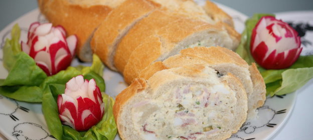 фаршированный багет