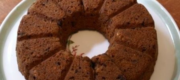 Шоколадно-миндальный кекс