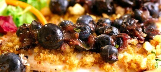 Черничный соус с тимьяном и бальзамическим уксусом