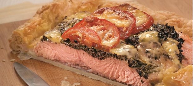 Лосось в тесте