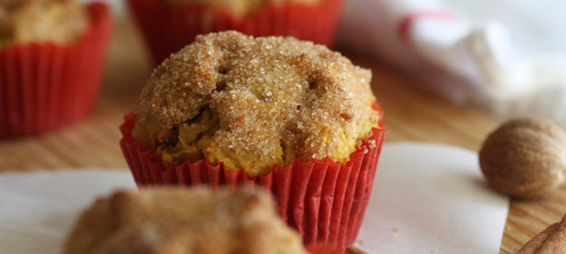 Тыквенные кексы с корицей