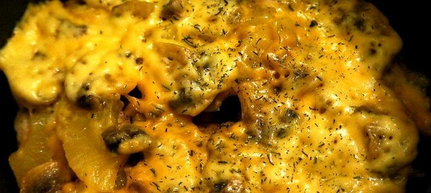 Курица с ананасами и грабами