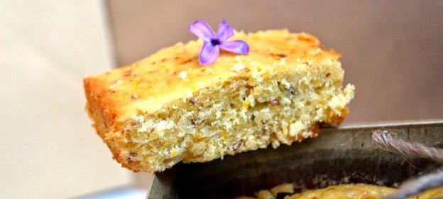 Кекс с грушей