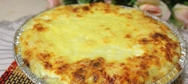 Картофельная запеканка со свининой