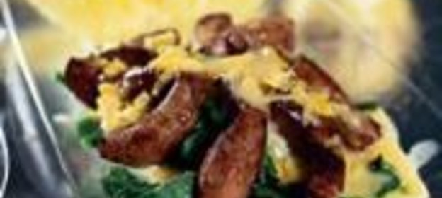 Телячья печенка с медом и лимоном