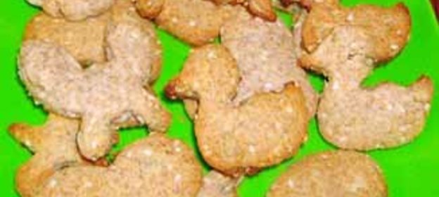 Печенье сдобное с отрубями, семечками подсолнечника и кунжута