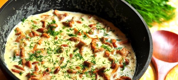 Соус из лисичек