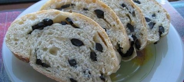 Оливковый хлеб-батон