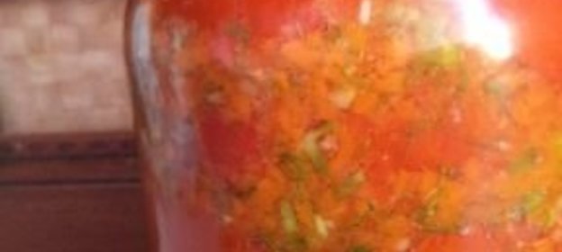 Салат из яблок и моркови с майонезом