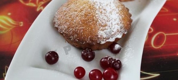 Клюквенные кексы
