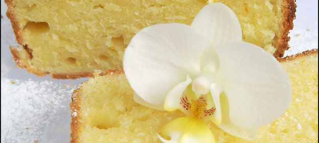 Творожно-апельсиновый кекс