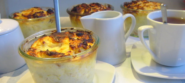 Хлебно-творожное суфле с шоколадом