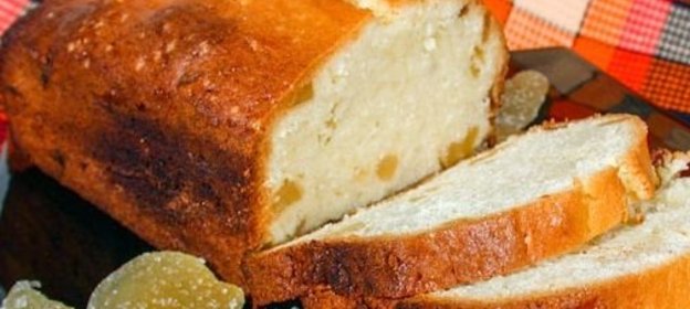 Кекс с имбирными цукатами.