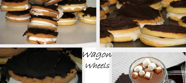 Печенье с суфле в шоколаде (по мотивам знаменитых Wagon Wheels)