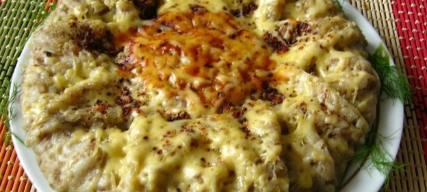 Рисовая запеканка с мясным фаршем