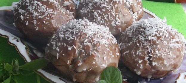 Шоколадно-кокосовые кексы Малышки