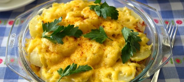 Мясная запеканка в микроволновке