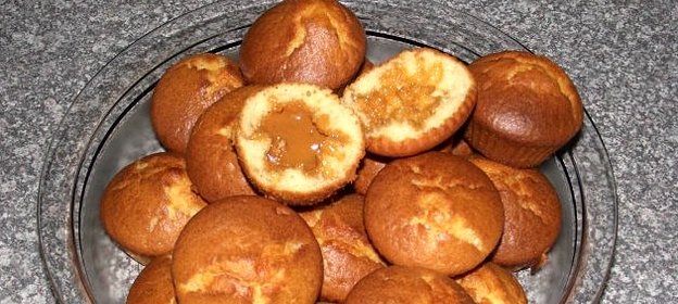 Кексики со сгущенкой