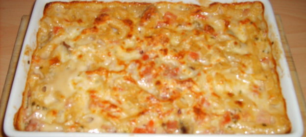 Запеканка макаронная быстрая