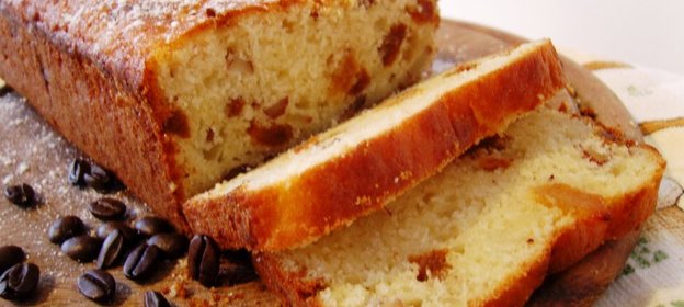 Кекс с творогом и орехами