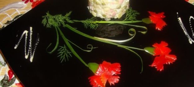 Майонез с маринованными грибами