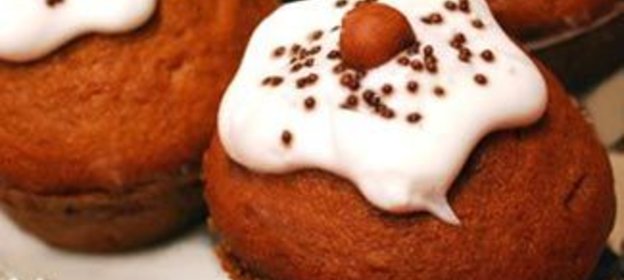 Медовые кексы с клюквой