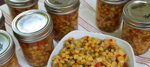 Салат из кукурузы на зиму