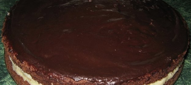 Торт ШОКОЛАДНЫЙ С КОКОСОВОЙ НАЧИНКОЙ