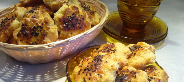 Хрустящее сырное печенье