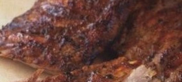 Хлеб с луком и шпиком