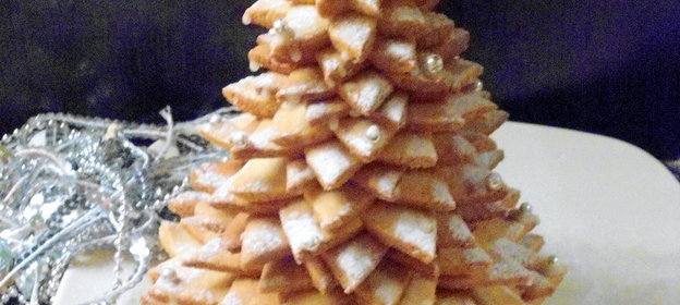 Печенье в виде «Ёлочки новогодней» очень вкусное песочное тесто