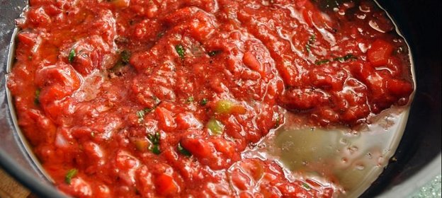 Соус с клубникой и луком