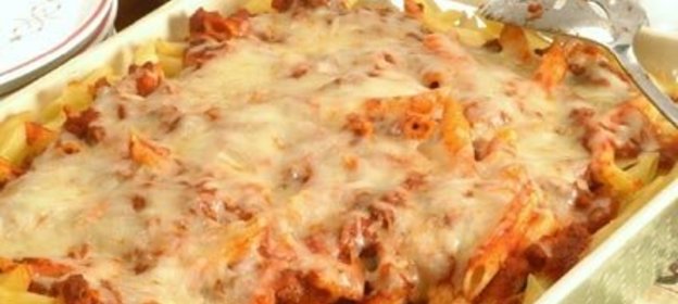 Макароны с фаршем в духовке
