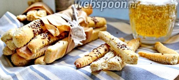 Хлебные палочки с отрубями