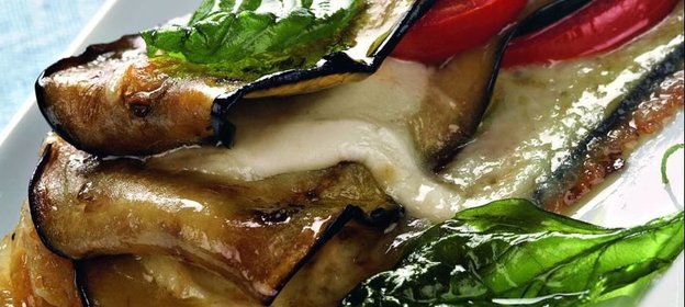 Быстрая лазанья из баклажана