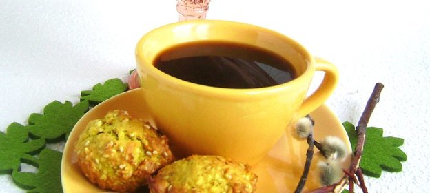 Кунжутно -банановое пряное печенье