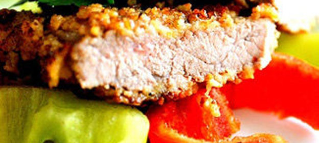 Ромштекс на овощной подушке