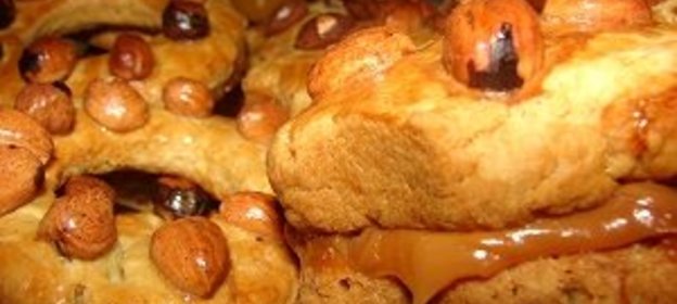 Песочные кольца и Печенье с начинкой из варёной сгущёнки