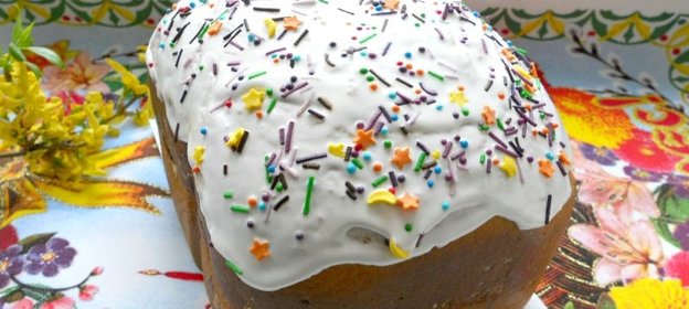 Кекс-кулич на топленом молоке в хлебопечке