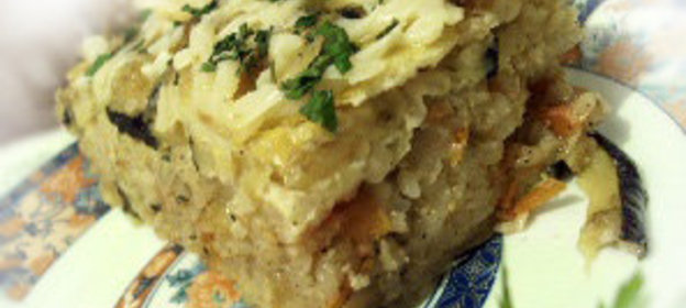 Запеканка овощная с рисом