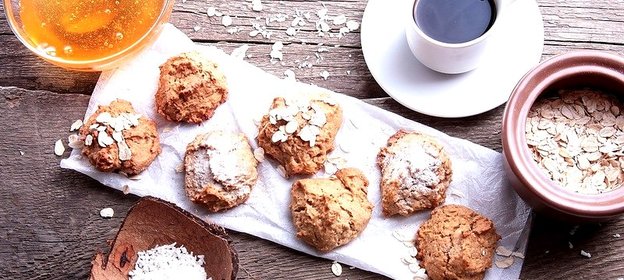 Овсяное печенье с кокосовой стружкой