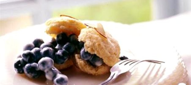 Печенье с черникой и йогуртом