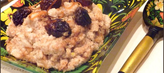 Каша пшеничная с черносливом в мультиварке ( Тест-драйв )