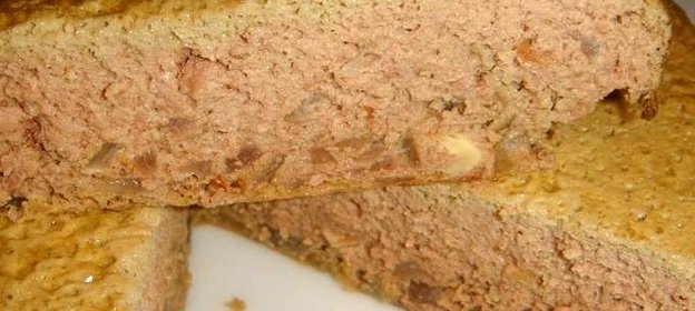 Запеканка из куриной печени