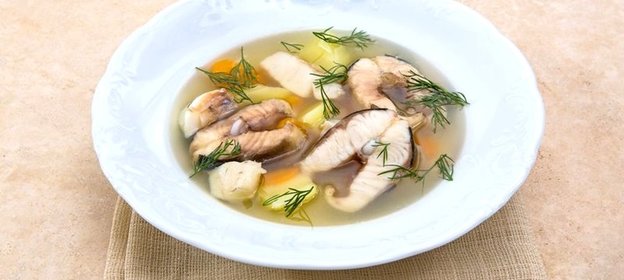 Уха из стерляди и судака